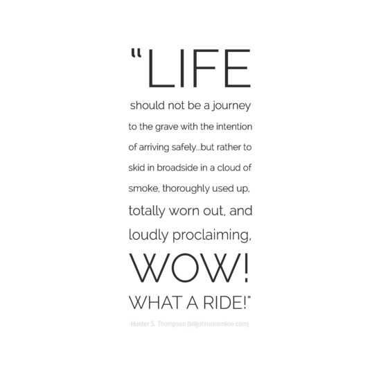 The Ride of Life