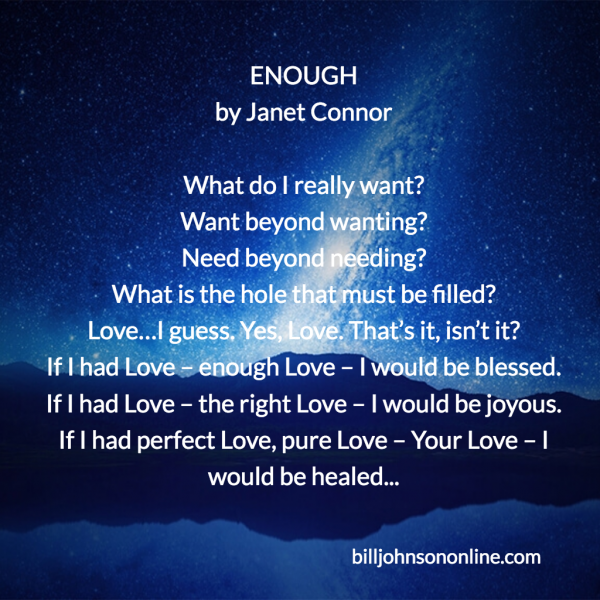 Enough - A Prayer of Abundance by Janet Connor